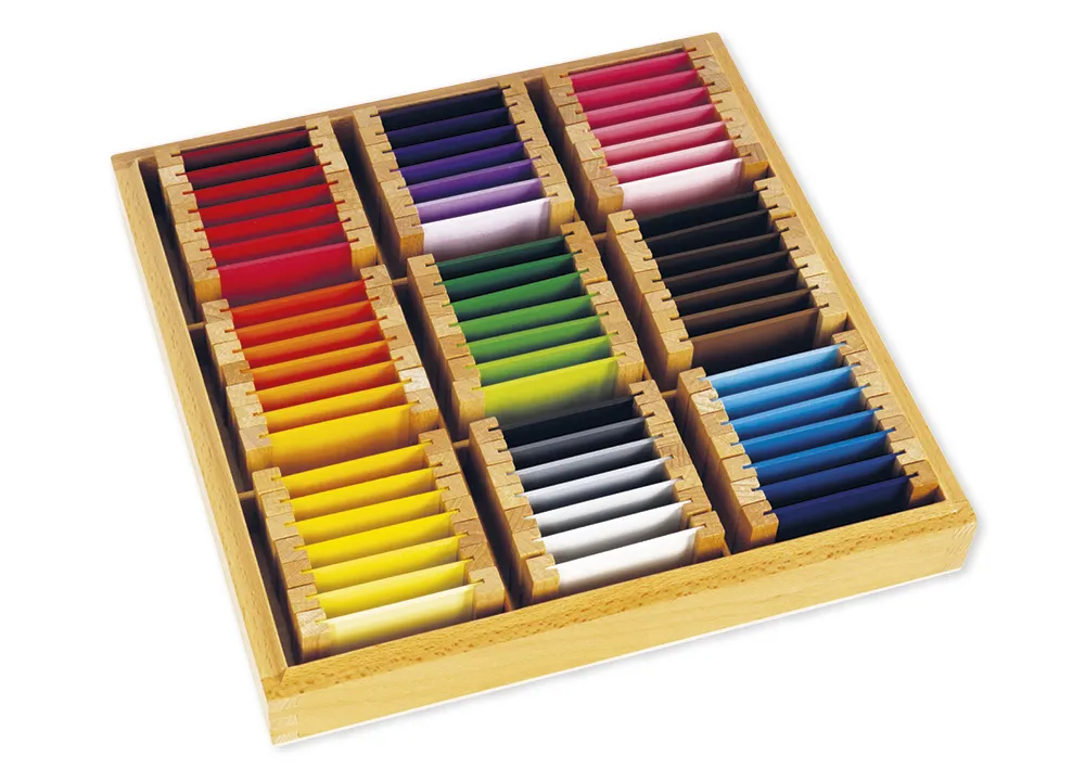 TimeTEX Farbtäfelchen, Satz 3, Schattierungen "Montessori Premium"