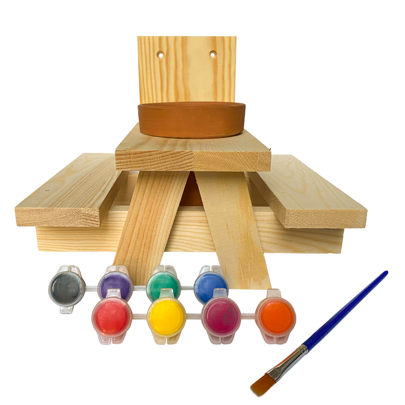 Bastelset "Picknick-Tisch für Eichhörnchen", 4-tlg.