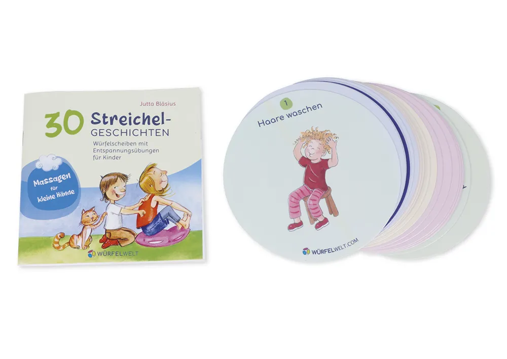Würfelscheiben "Streichelgeschichten", 30 Stück