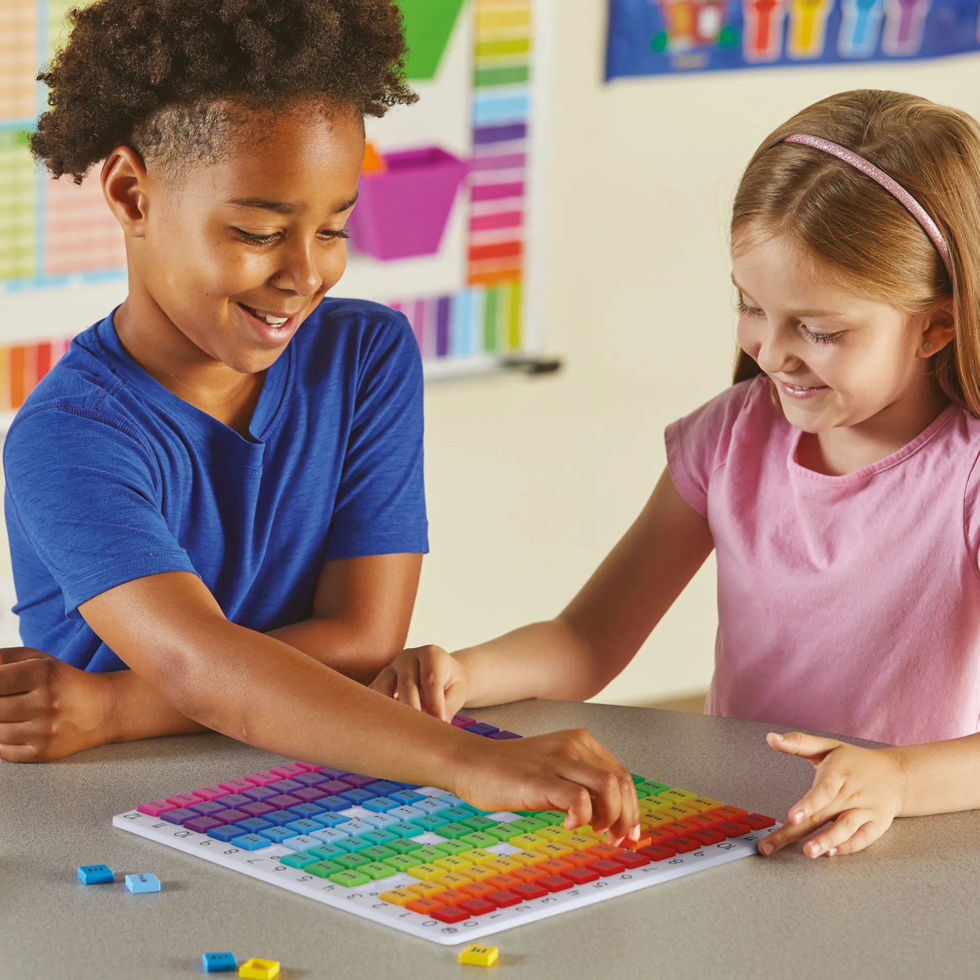 Vermenigvuldigbord "Regenboog", 171-delig