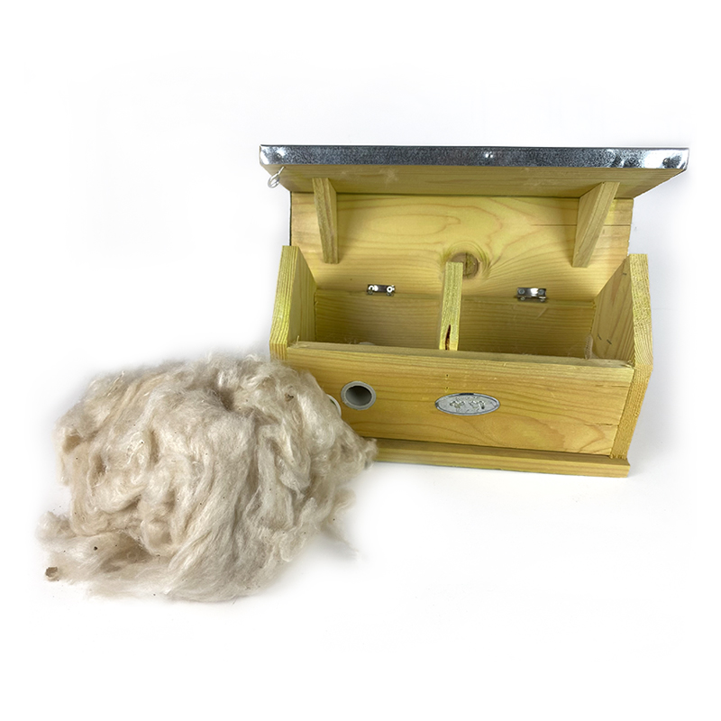 Nistmaterial für Hummelhaus, aus Kapokwolle, ca. 40 g