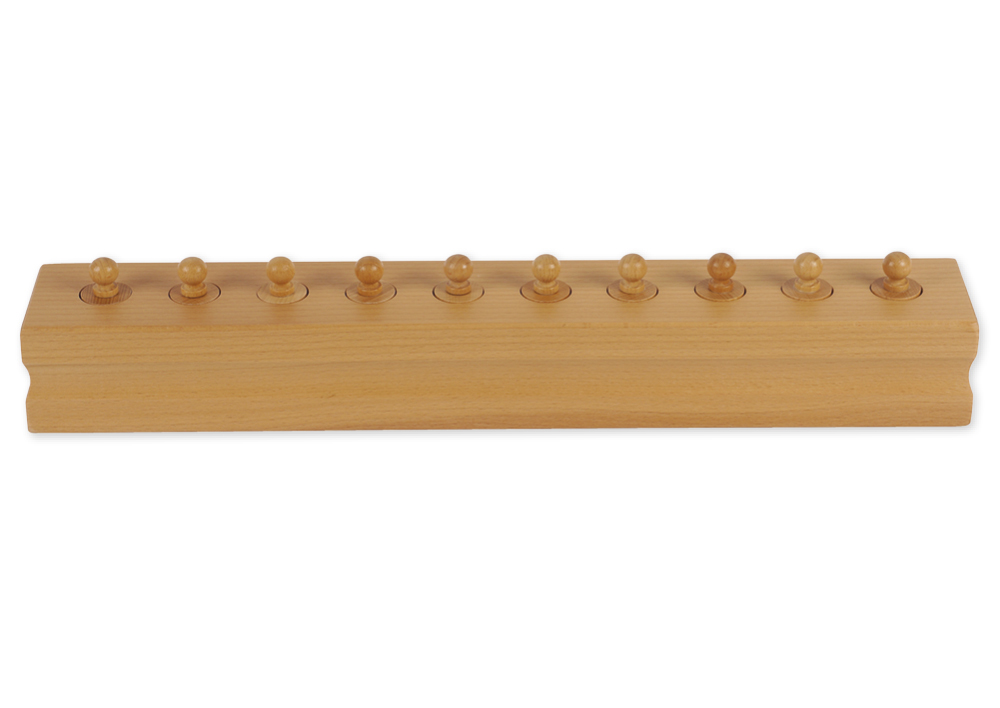 TimeTEX blok med cylindre 4 "Montessori Premium"
