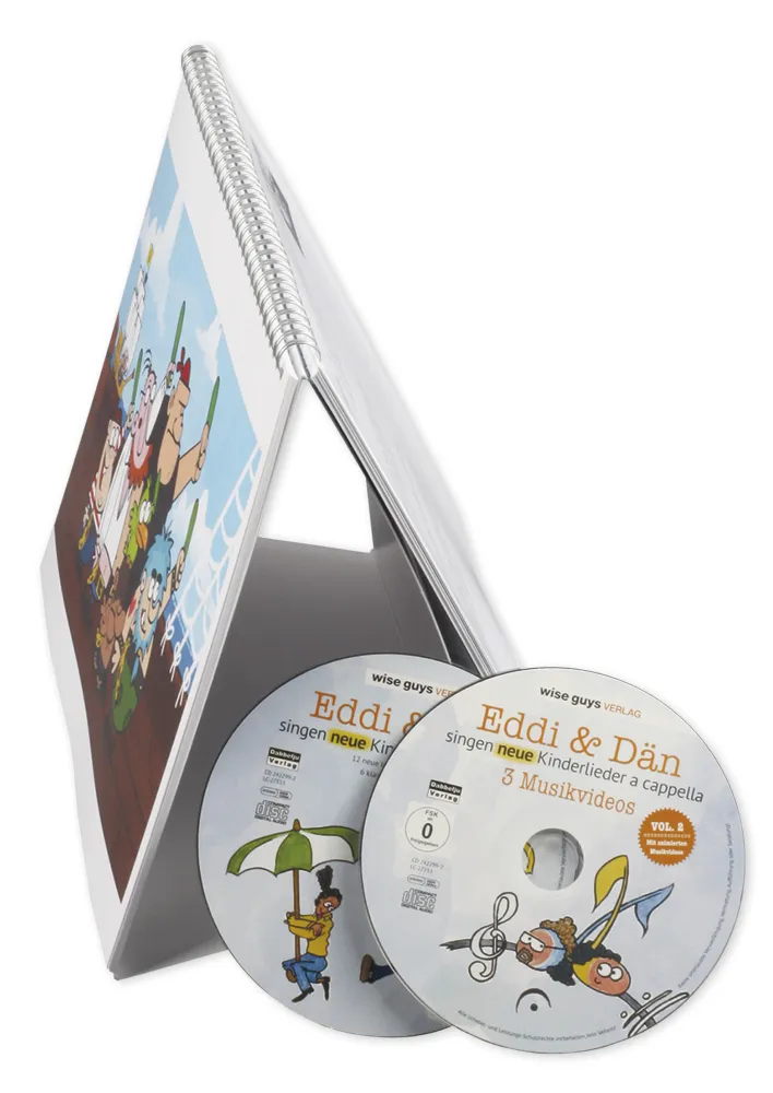 Buch "Die Piraten", 14 Seiten, Kniebuch mit Musik-CD