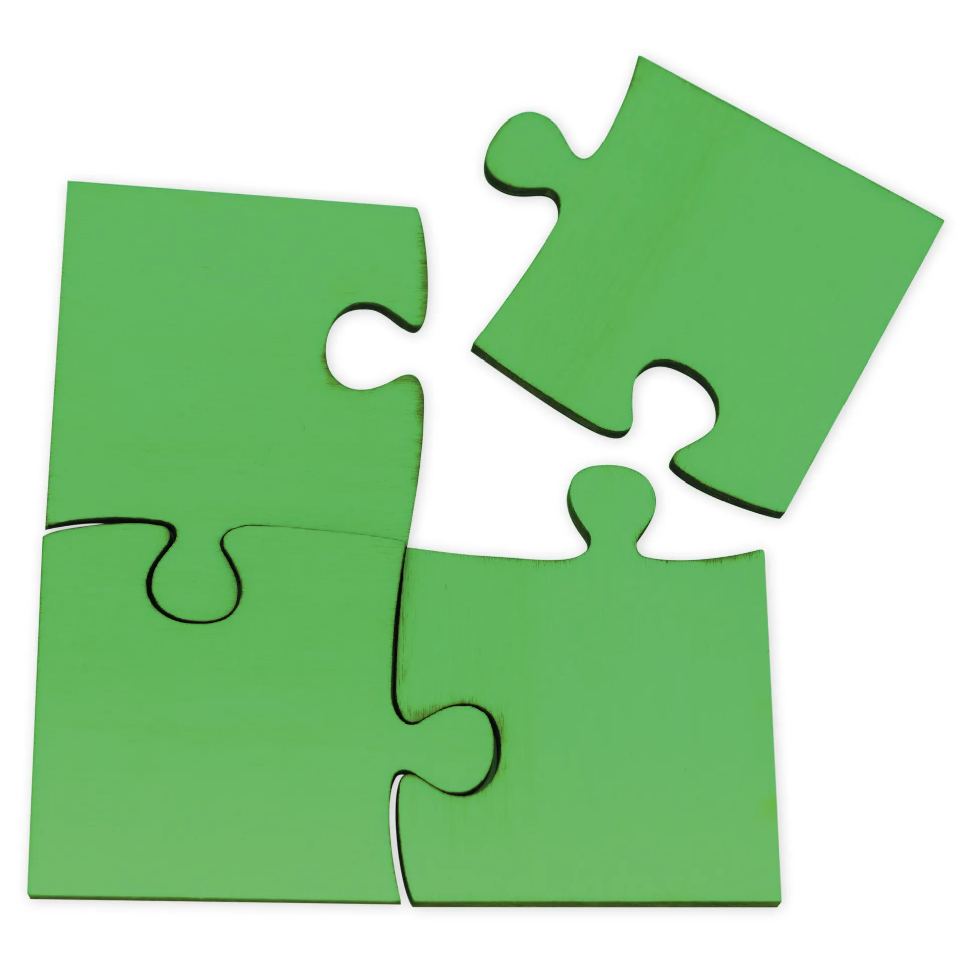 TimeTEX - Puzzle pentru formarea de grupuri, din lemn, 16 piese, 4 culori