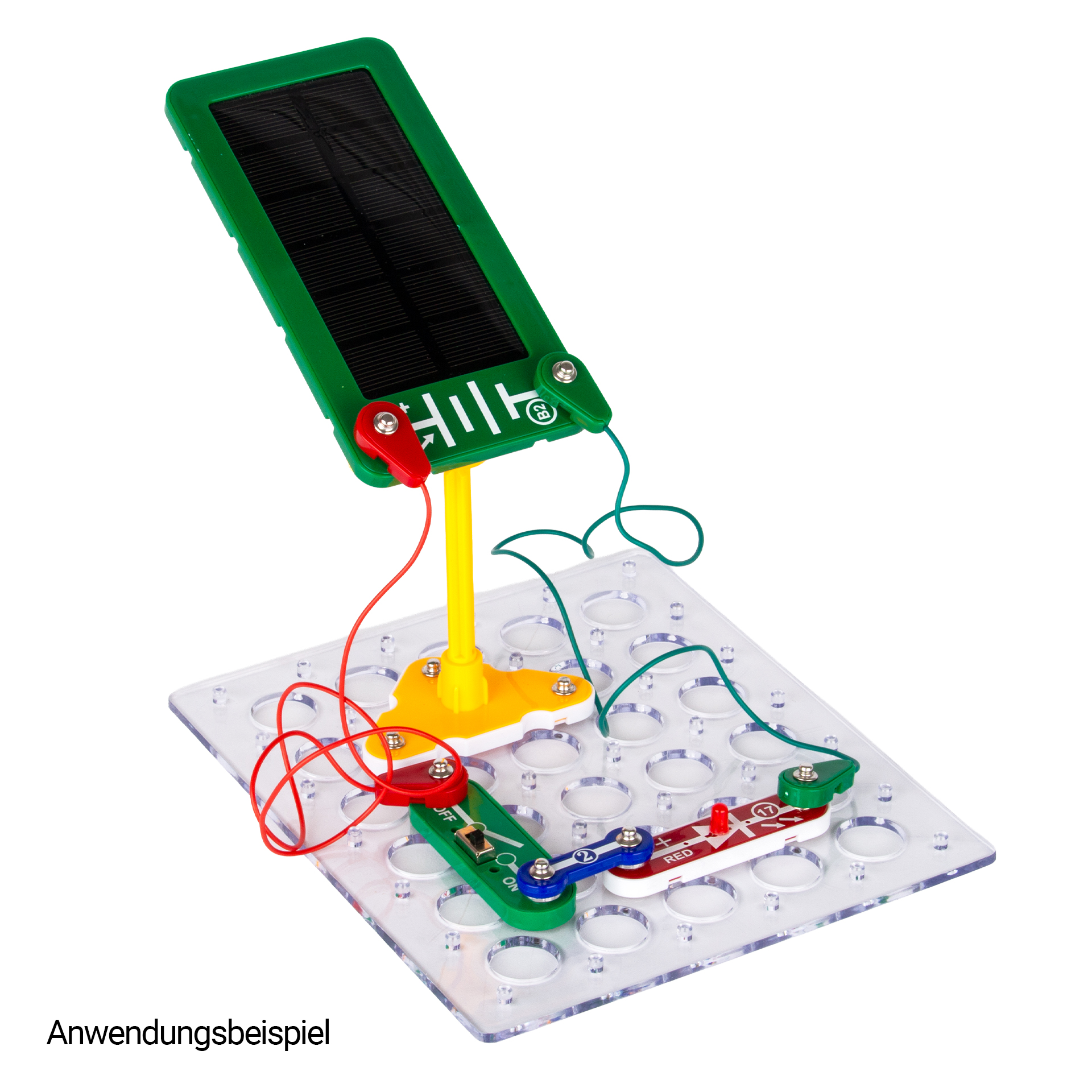 Solar-Panel für Experimetier-Sets, 146x73x6 mm