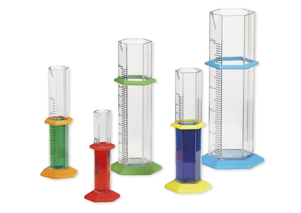 Hagemann Bunte Messzylinder, 15-tlg.