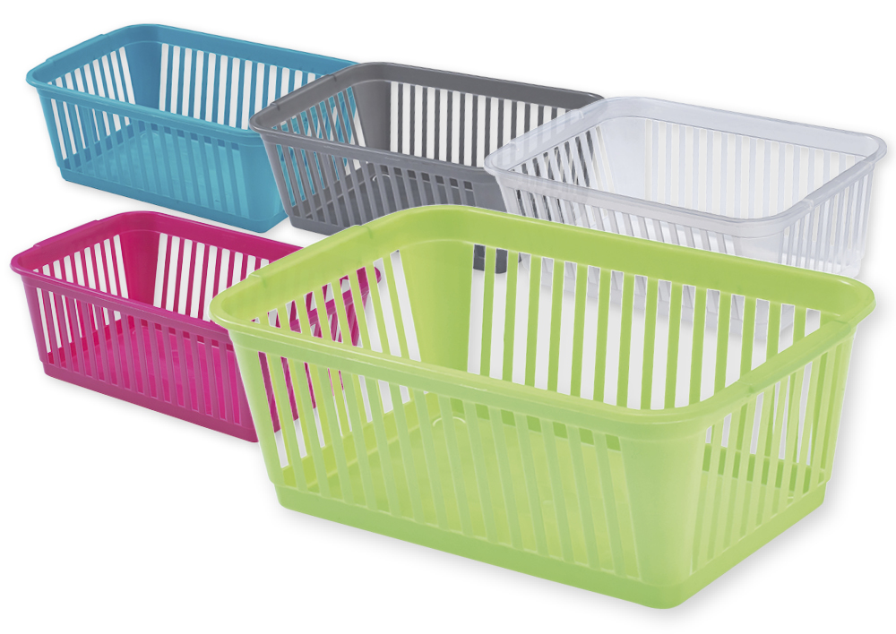 Materiale kurv i plast, 30x19x11 cm