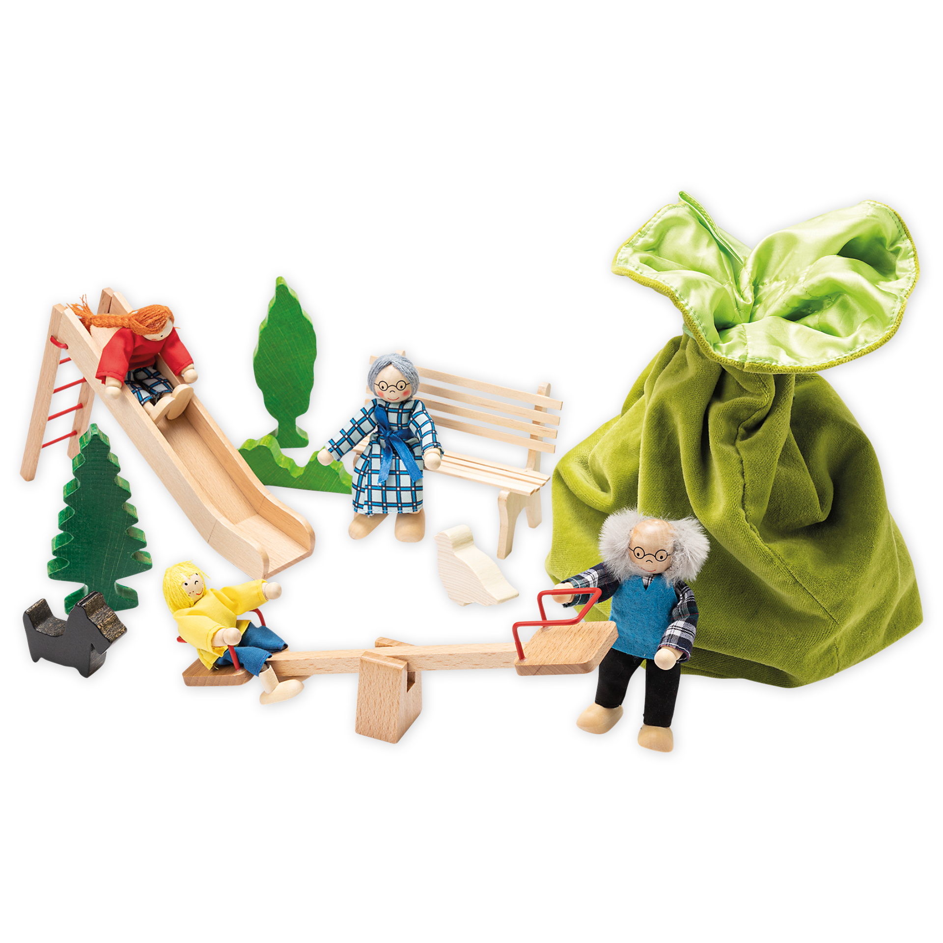 TimeTEX Geschichtensäckchen "Spielplatz", 12-tlg.