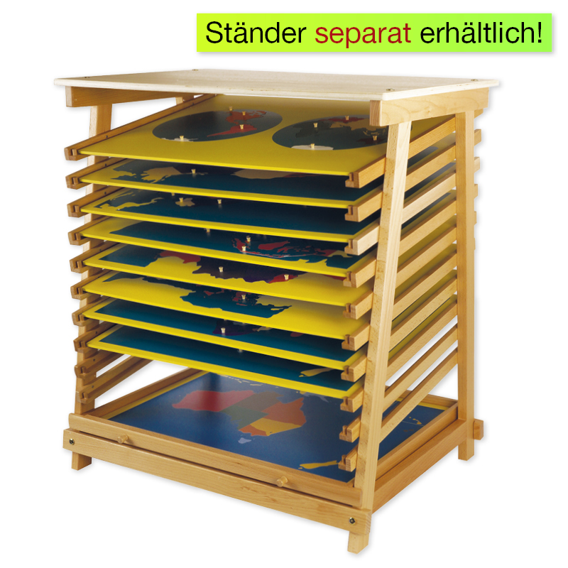 TimeTEX Puzzlekarte Österreich "Montessori Premium"