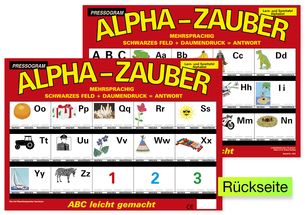 TimeTEX Zaubertafel "ABC" Mehrsprachig TimeTEX Zaubertafel "ABC" Mehrsprachig