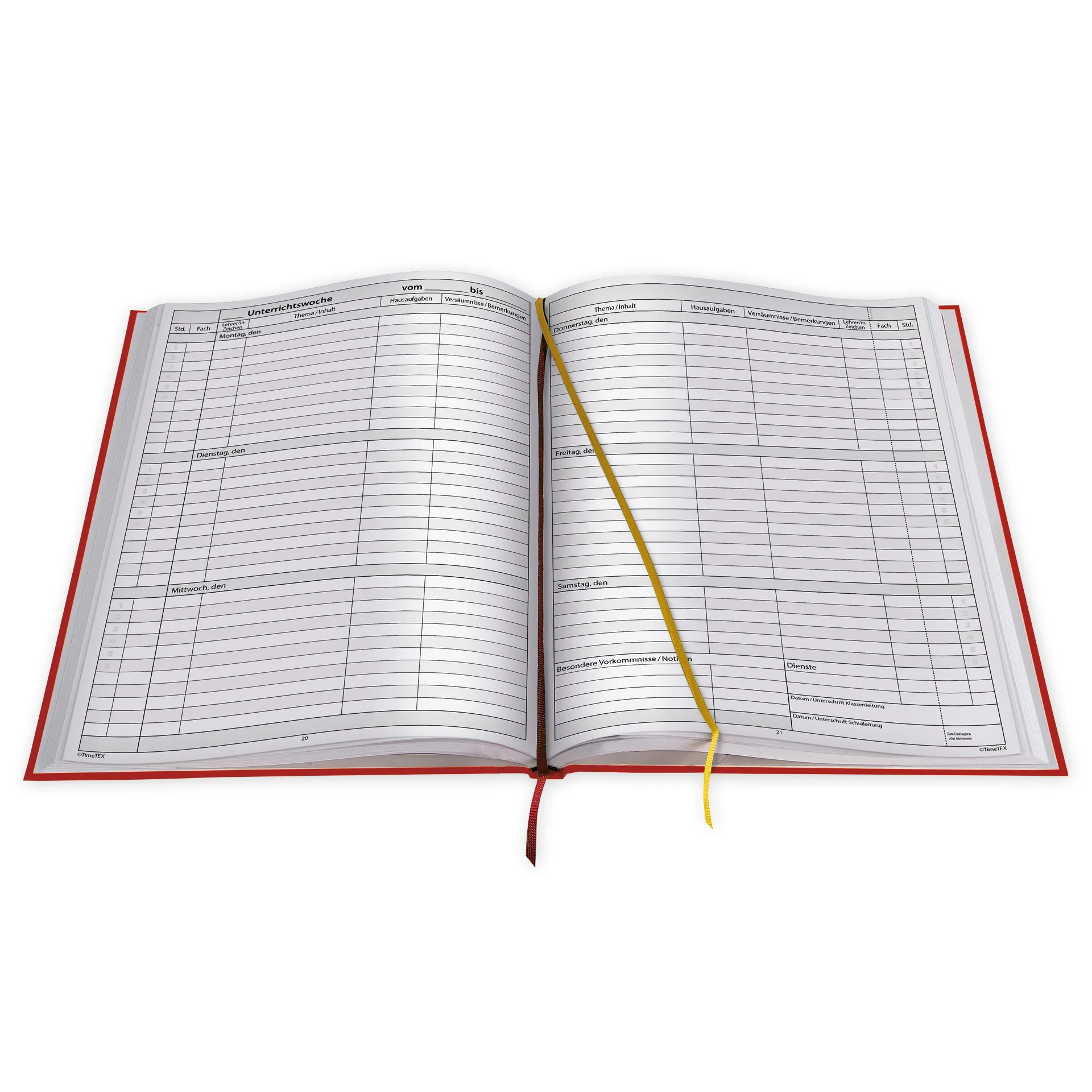 TimeTEX Klassenbuch A4-Plus, Sekundarstufe + Grundschule