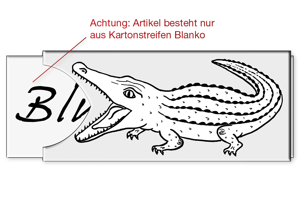 TimeTEX Kartonstreifen Blanko 10 tlg.