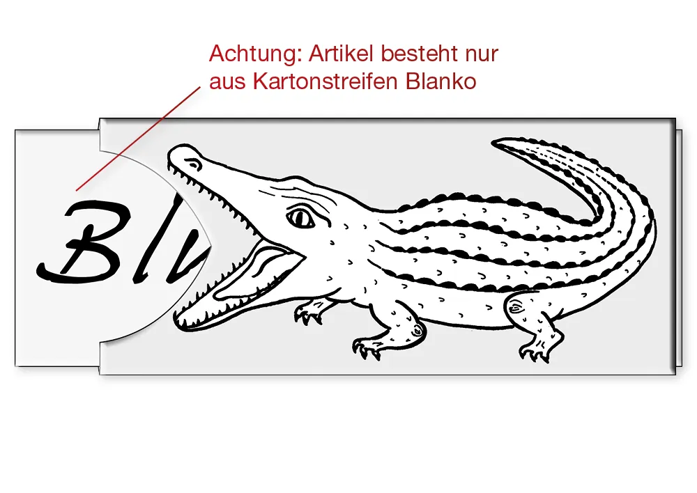 Kartongremsor, blanka, 10 st