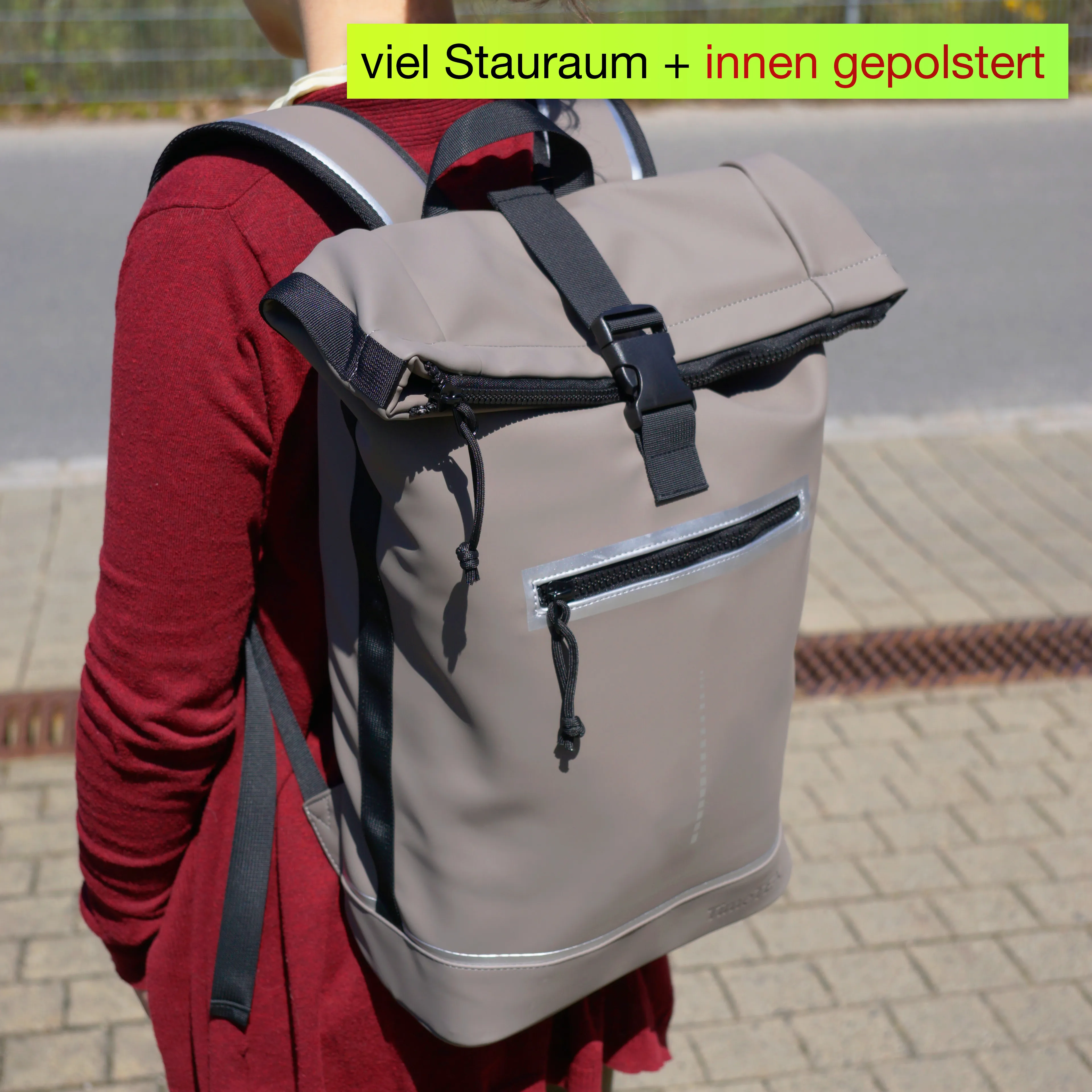 Lehrer-Rucksack „Sacci Soft“, schwarz II./SO