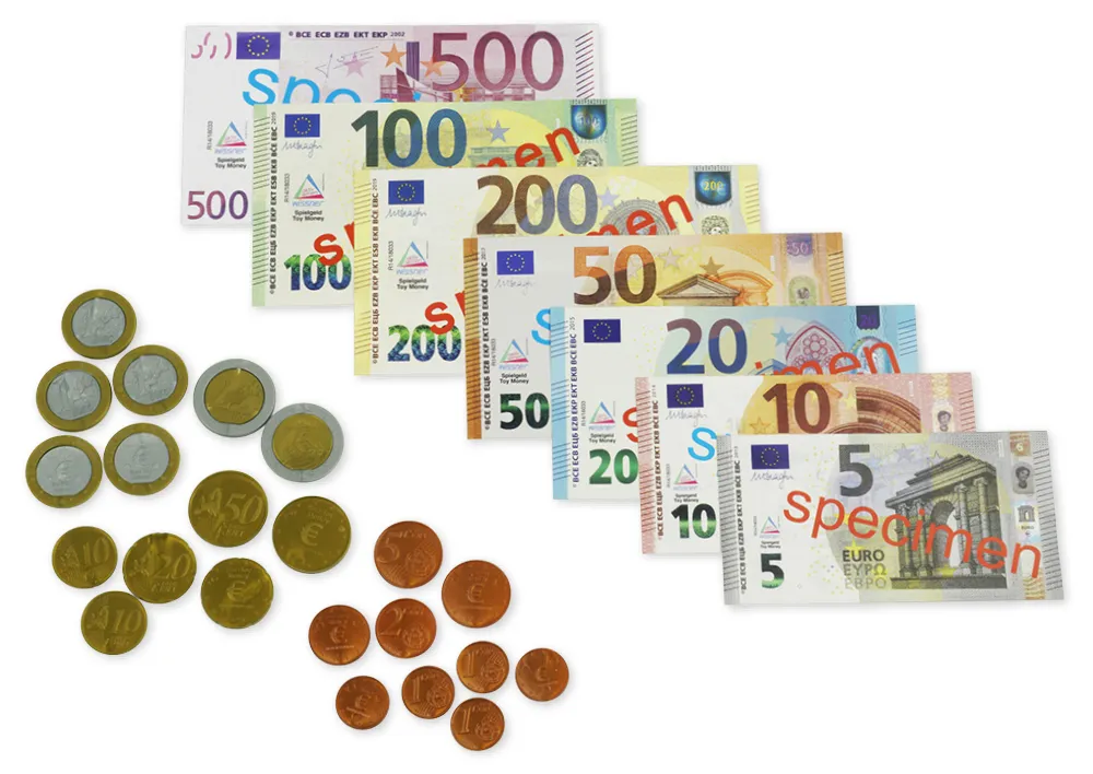 Set Euro-Rechengeld, 44-tlg.