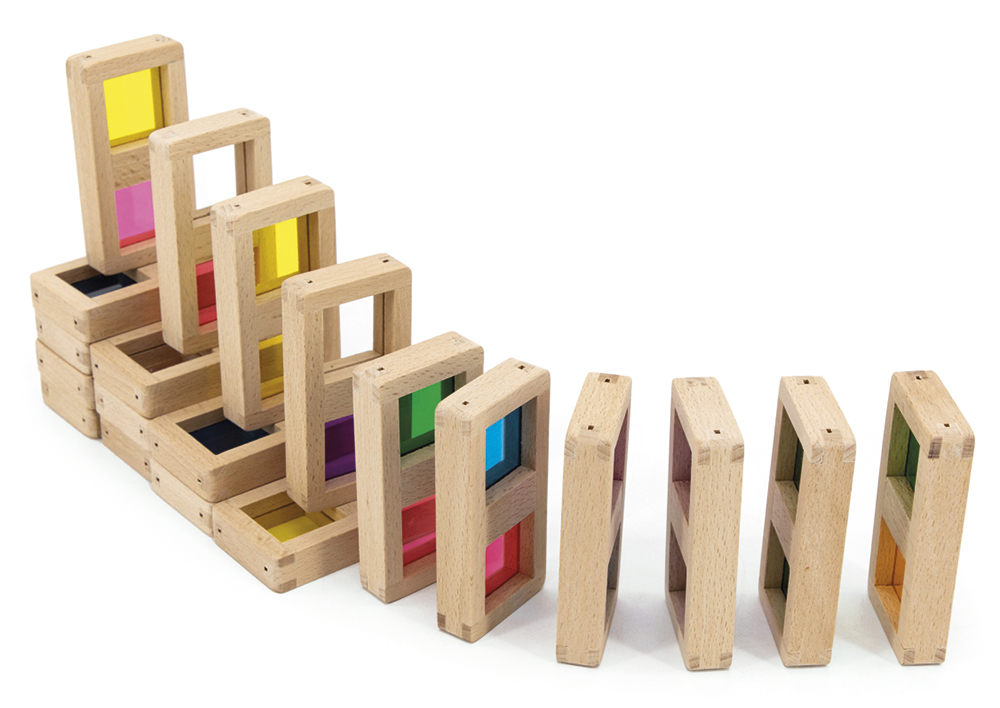 Farb-Domino "Regenbogen", 29-tlg. Farb-Domino "Regenbogen", 29-tlg.