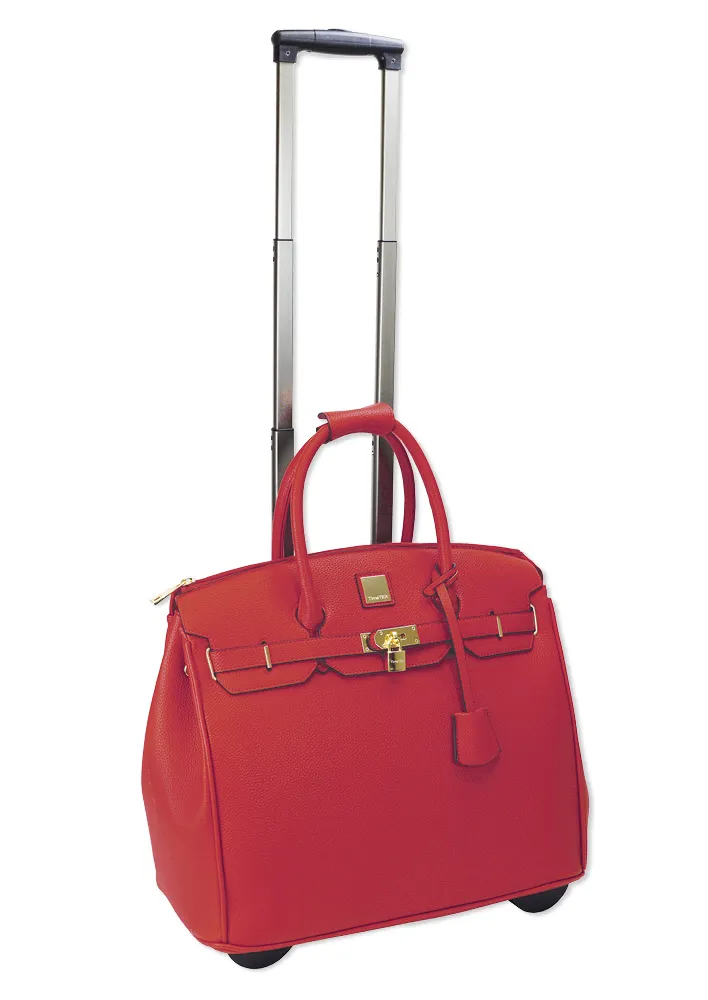 TimeTEX Handtaschen-Trolley "Bella", rot