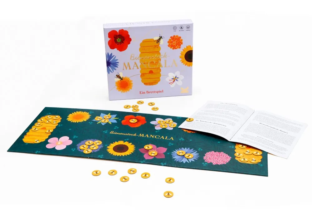Lernspiel "Bienenstock-Mancala", 49-tlg.