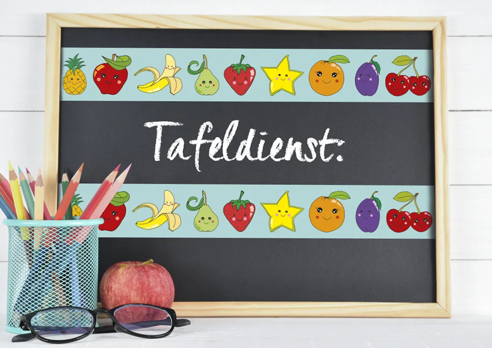 Deko-Band Reispapier 5 cm, selbstklebend, 10m