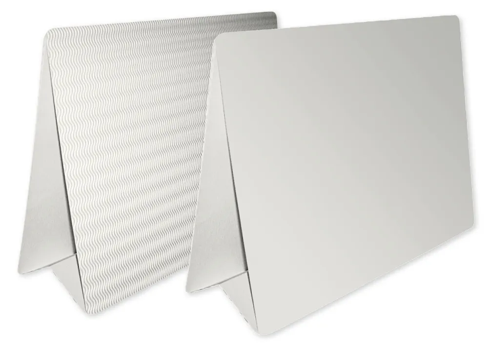 TimeTEX Mobil-Sichtschutz "Clausura", Oberfläche glatt, weiß II./SO