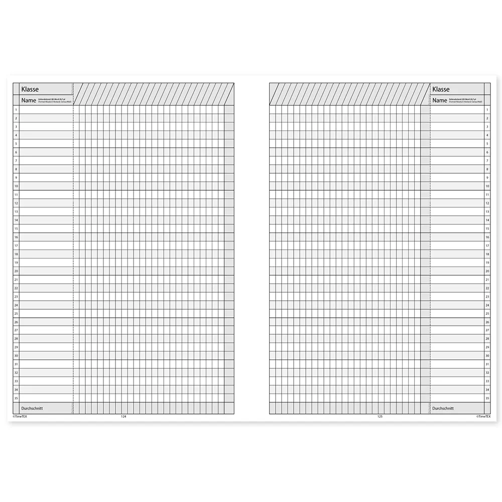 TimeTEX Trend-Schulplaner A4, 2026/2027, nachtblau