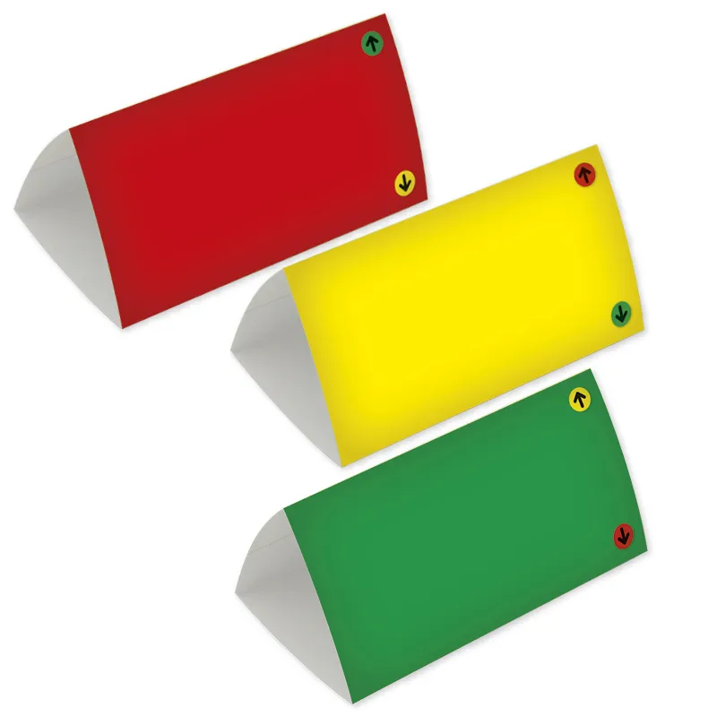 Set Ampel-Tischkarten, 3-seitig, 10-tlg.