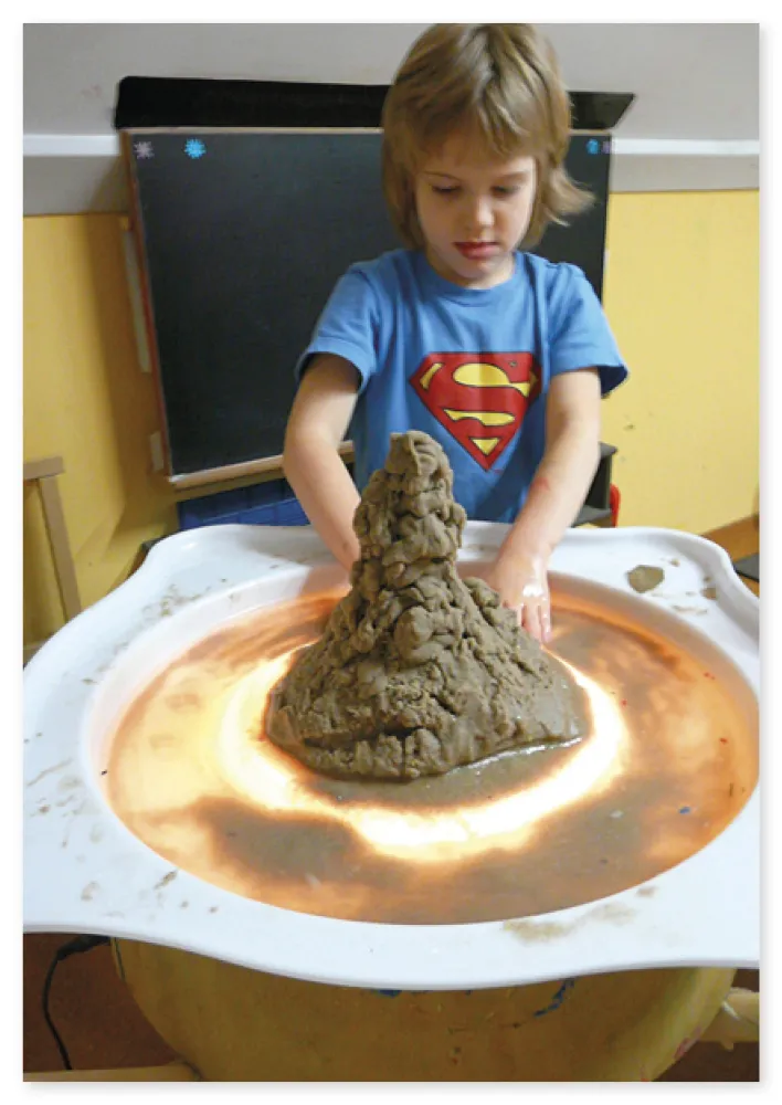 Schale für Leuchtkübel "Regenbogen", ca. 56 cm ø