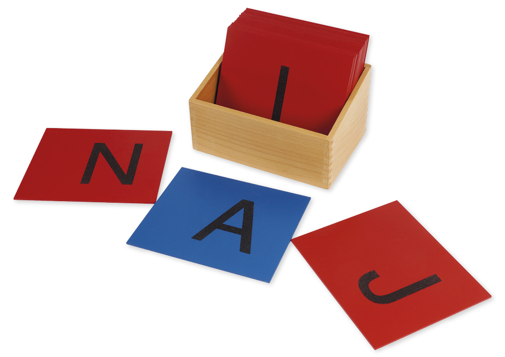 TimeTEX Sandpapier Großbuchstaben "Montessori Premium"