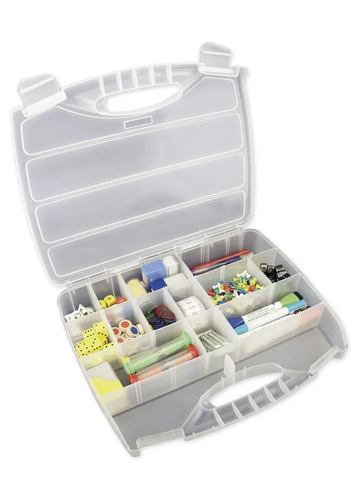 Sortiment kasse med 23 Vario vifter