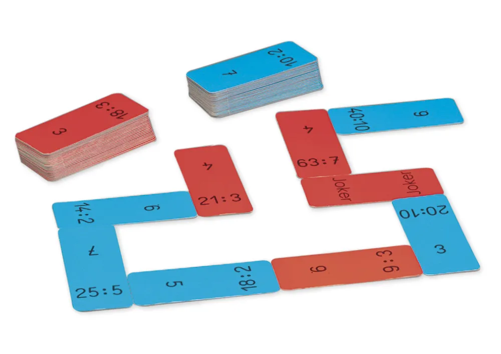 Division-Domino XL, 100 nummerserie, 60 stycken.