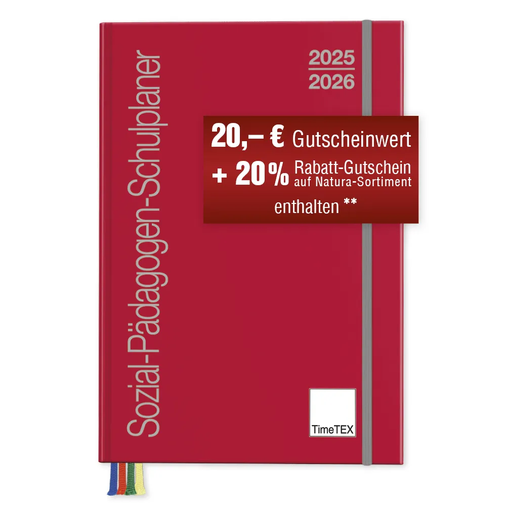 TimeTEX Sozial-Pädagogen-Schulplaner A4-Plus 2025/2026
