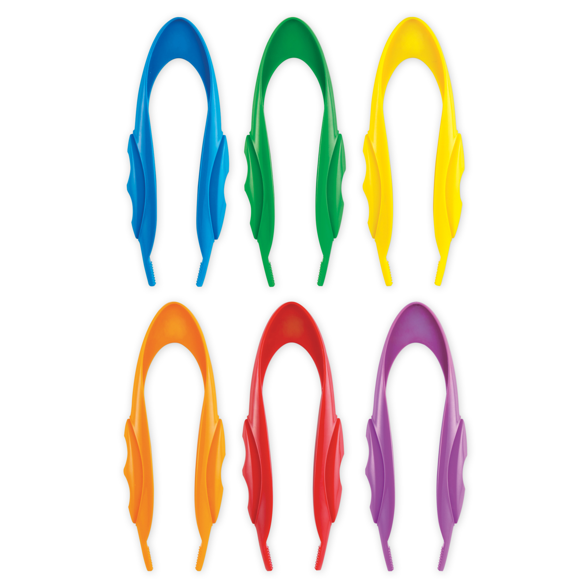 Set Giga-Pinzetten farbig, 12-tlg., 15 cm