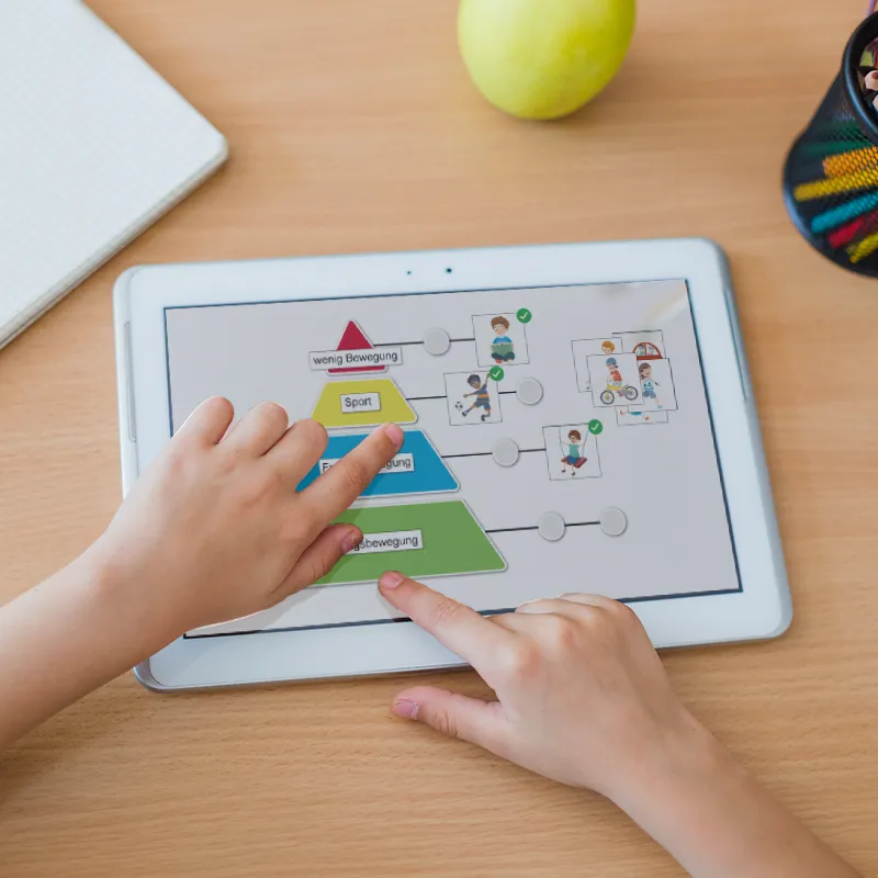 Bewegungspyramide, magnetisch, 42-tlg.