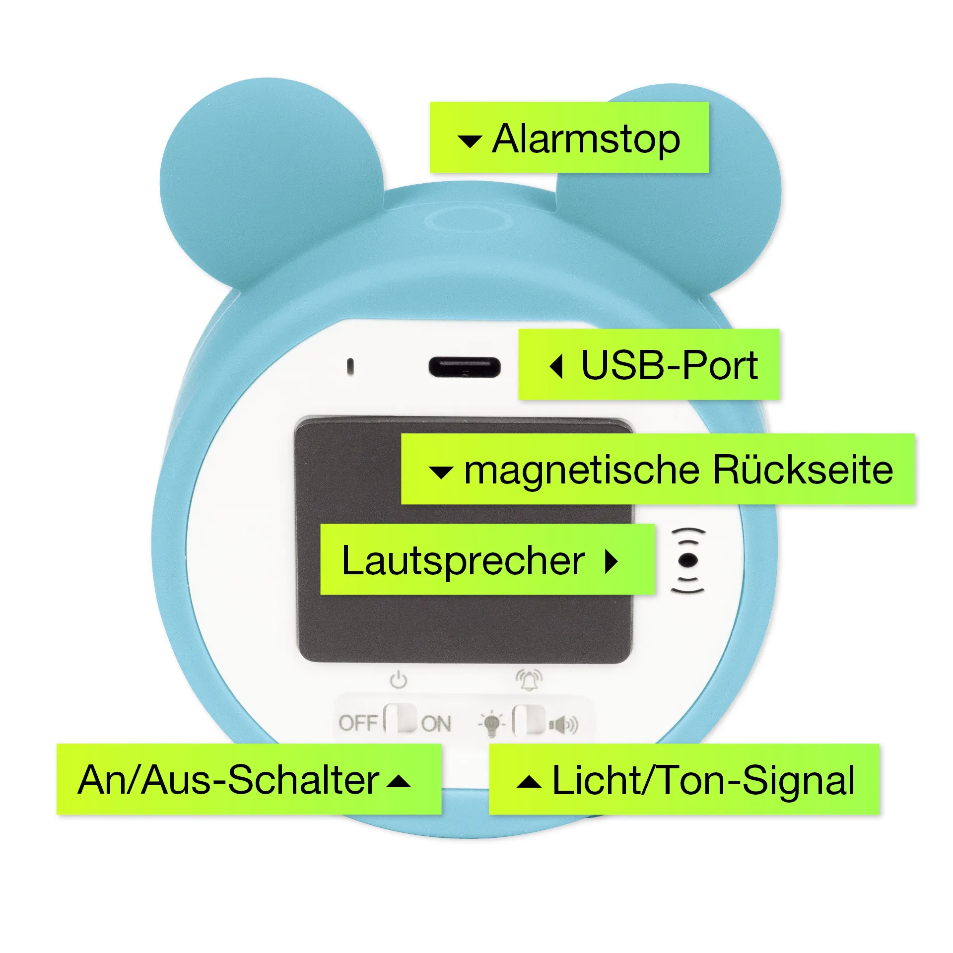 TimeTEX Zeitdauer-Uhr "lautlos" Maus