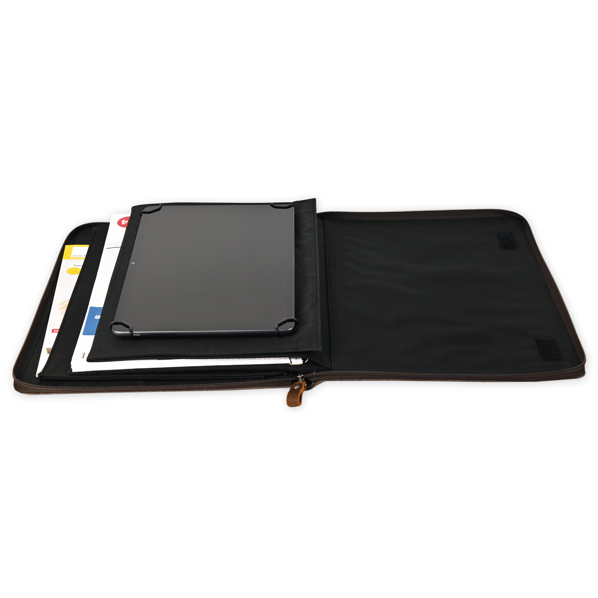 Organizer aus Canvas "Mobiles Büro", für Tablet und Block