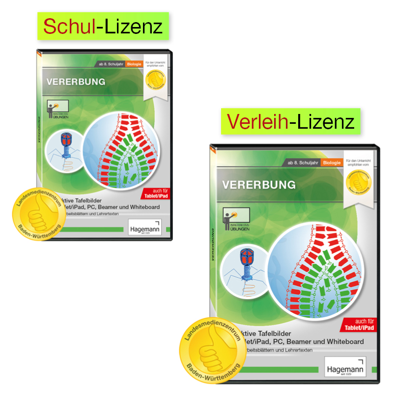Hagemann Interaktive Tafelbilder Vererbung (tabletfähig)