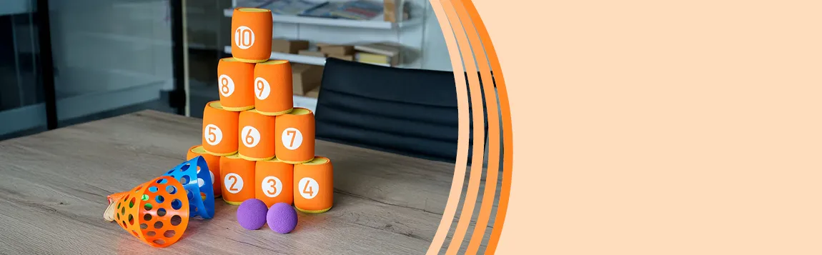 Flüster Dosenlernspiel für geräuscharmes "Bewegtes Lernen"