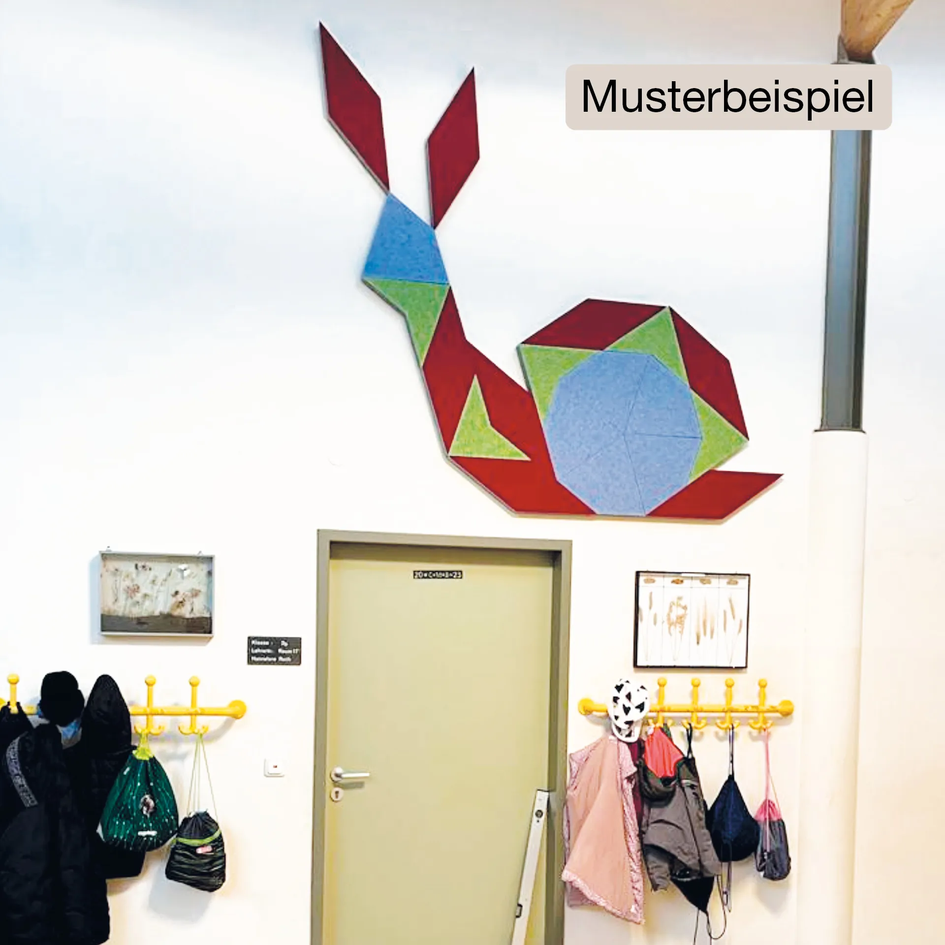 Schallabsorber Silentstar "Schnecke", 206x169 cm, 19-tlg.