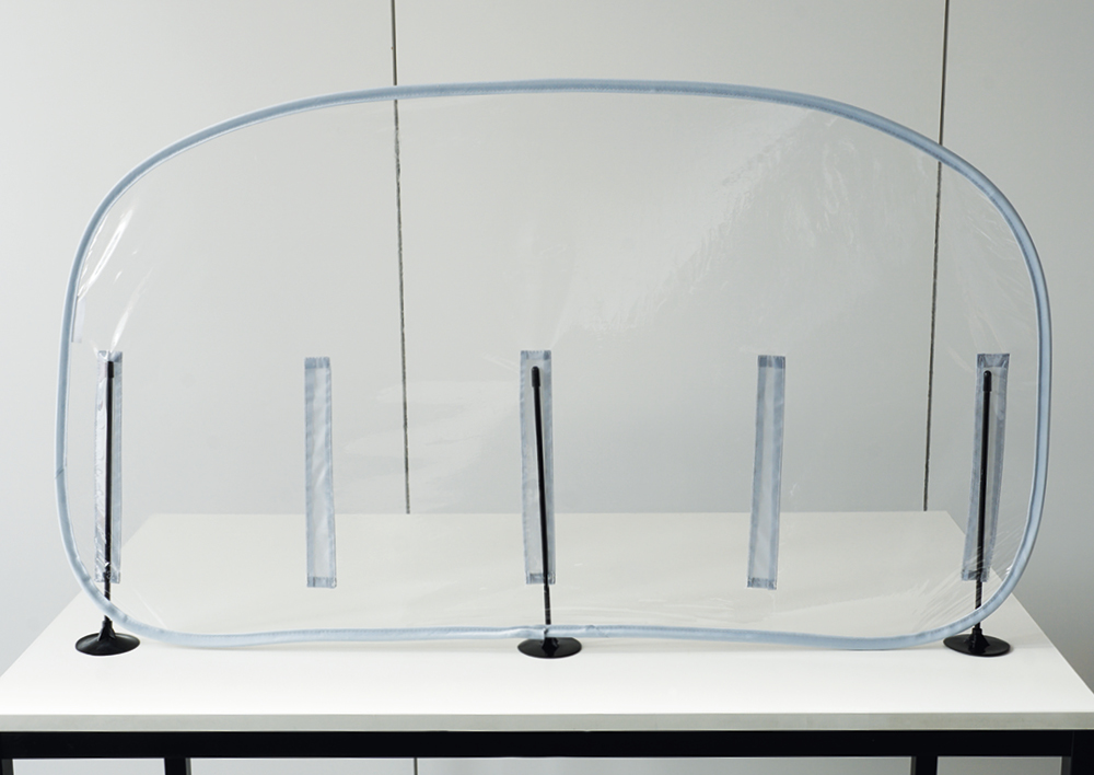 Hygiene-Schutzaufsteller Basic XL, einfache Trennwand