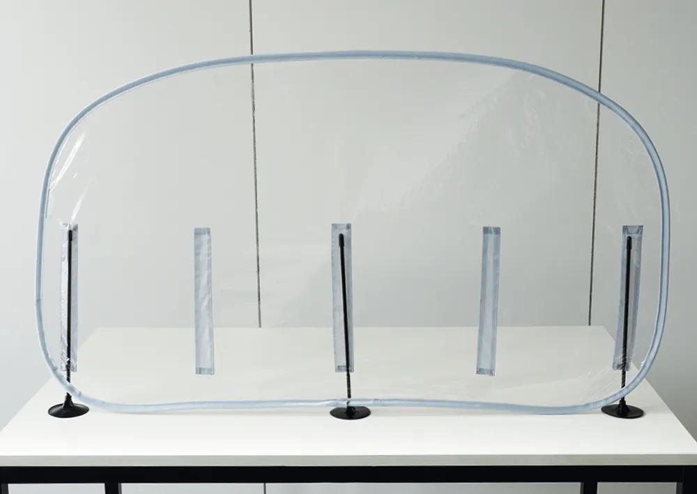 Hygiene-Schutzaufsteller Basic XL, einfache Trennwand