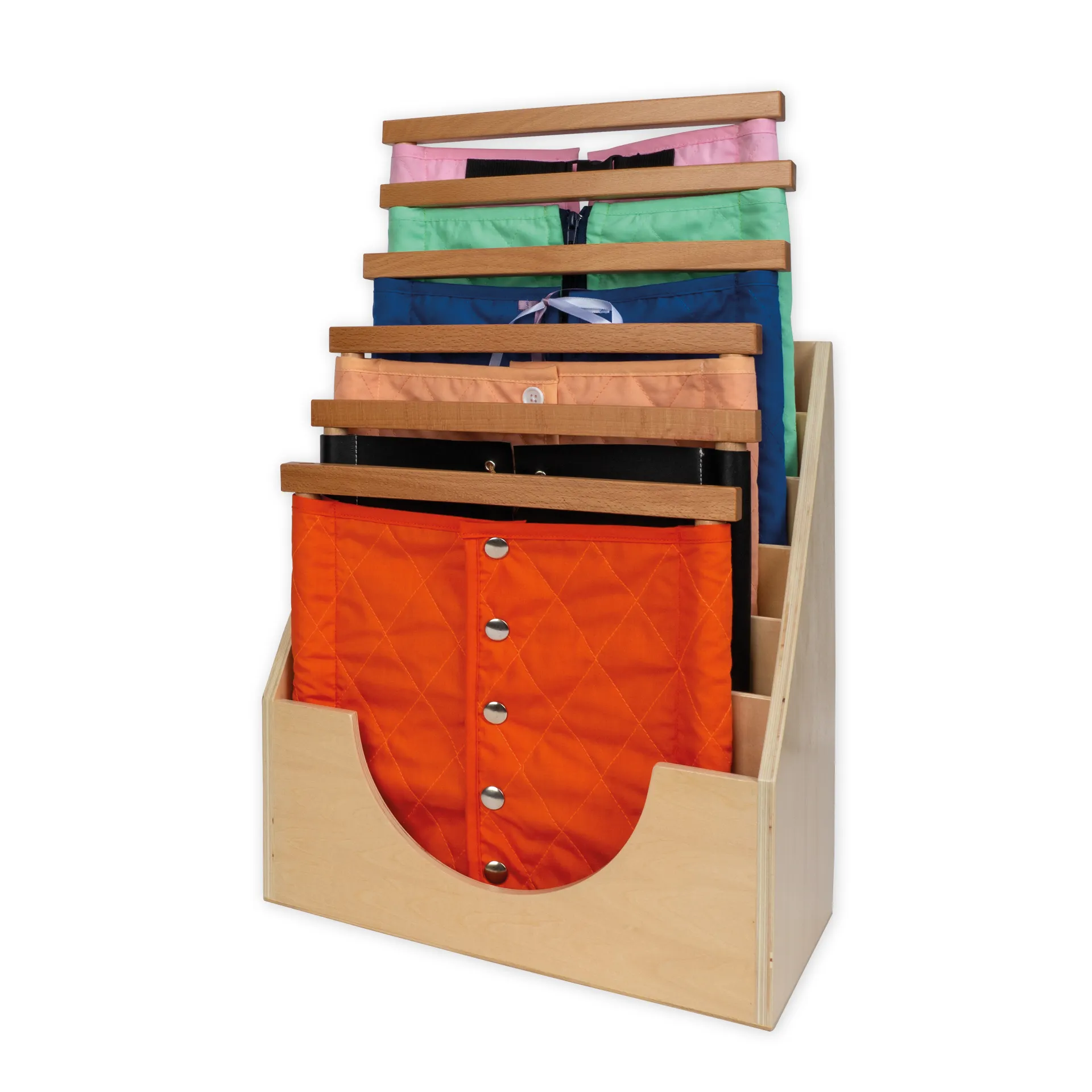 TimeTEX standaard voor 6 aankleedrekken "Montessori Premium"