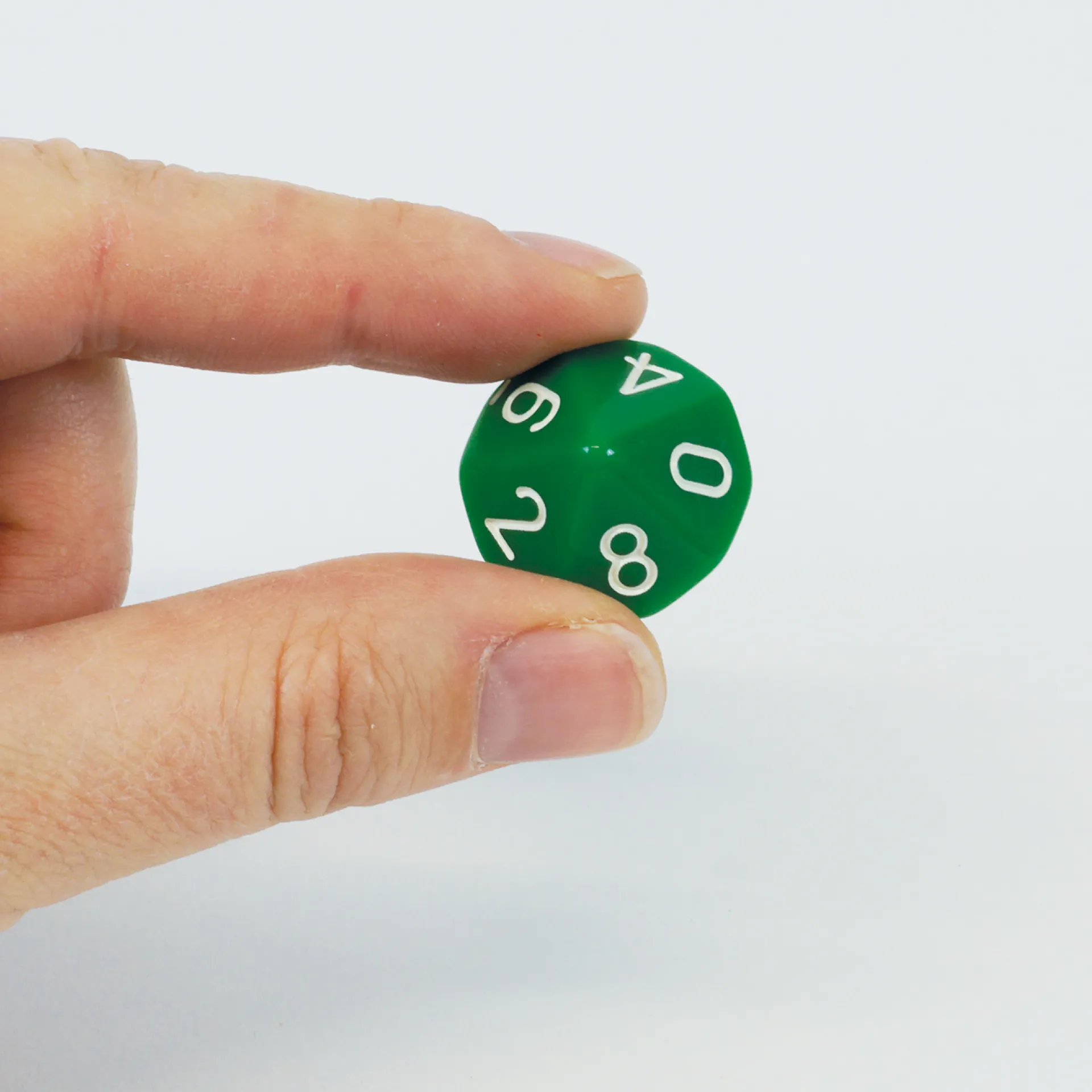 Set Würfel zehnseitig 0-9 (Einer), 100 Stück in Dose
