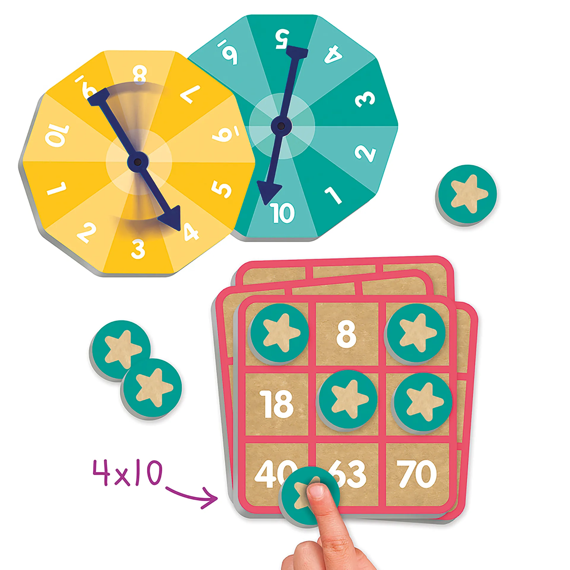 Lernspiel "Multiplikations-Bingo", 161-tlg.