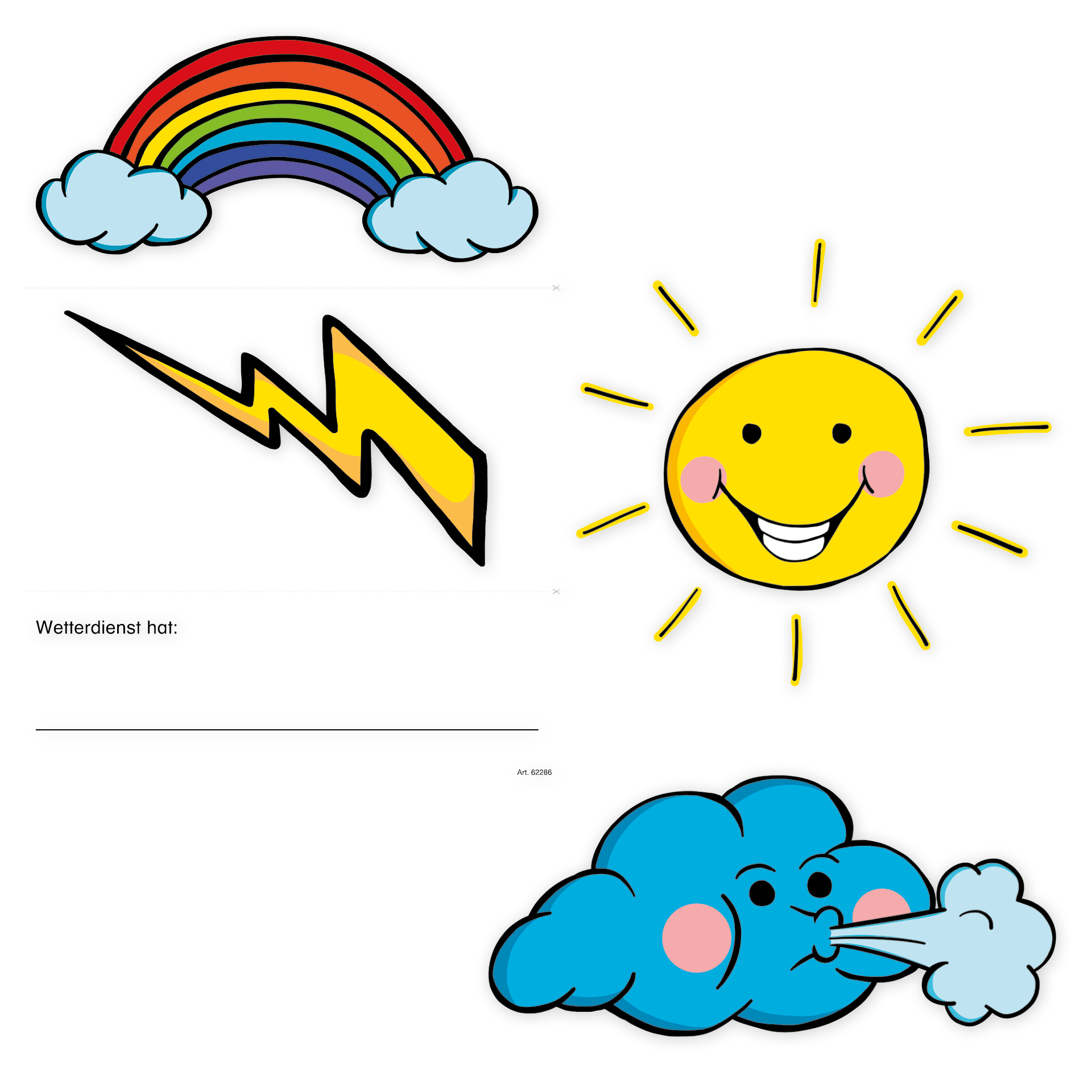 Zestaw folii okiennych pogodowych A3, 6 szt., statycznych