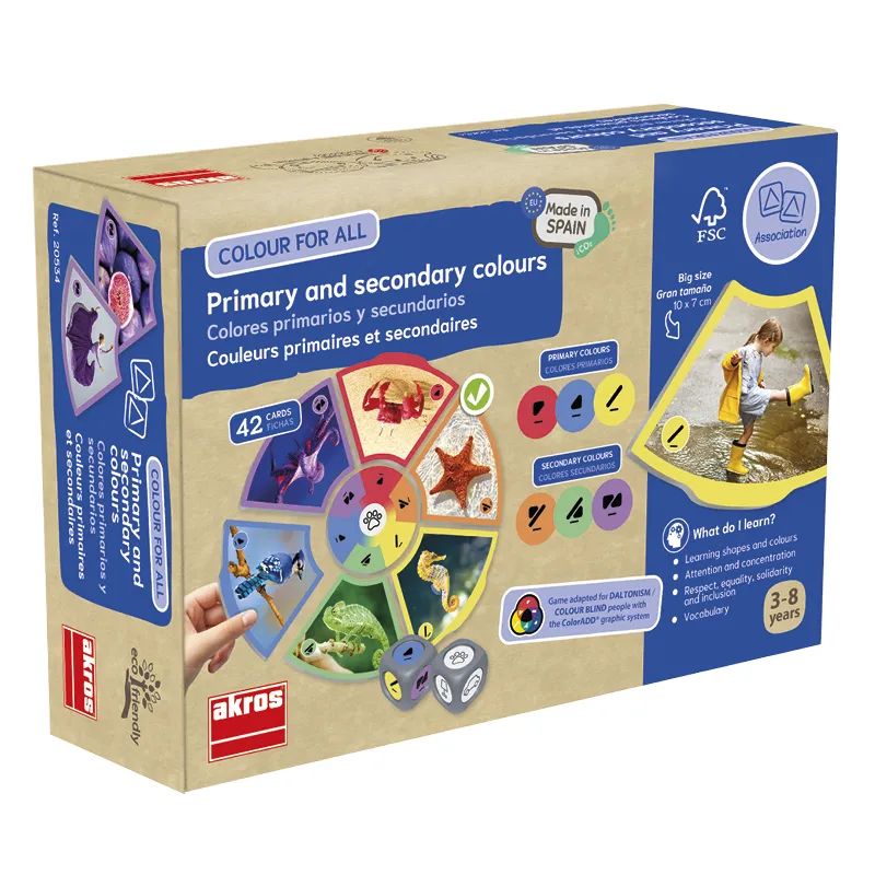 Lernspiel "Primär- und Sekundärfarben", 44-tlg.