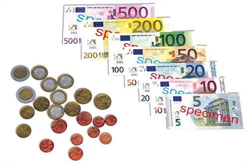 Set Euro-Rechengeld, 44-tlg.