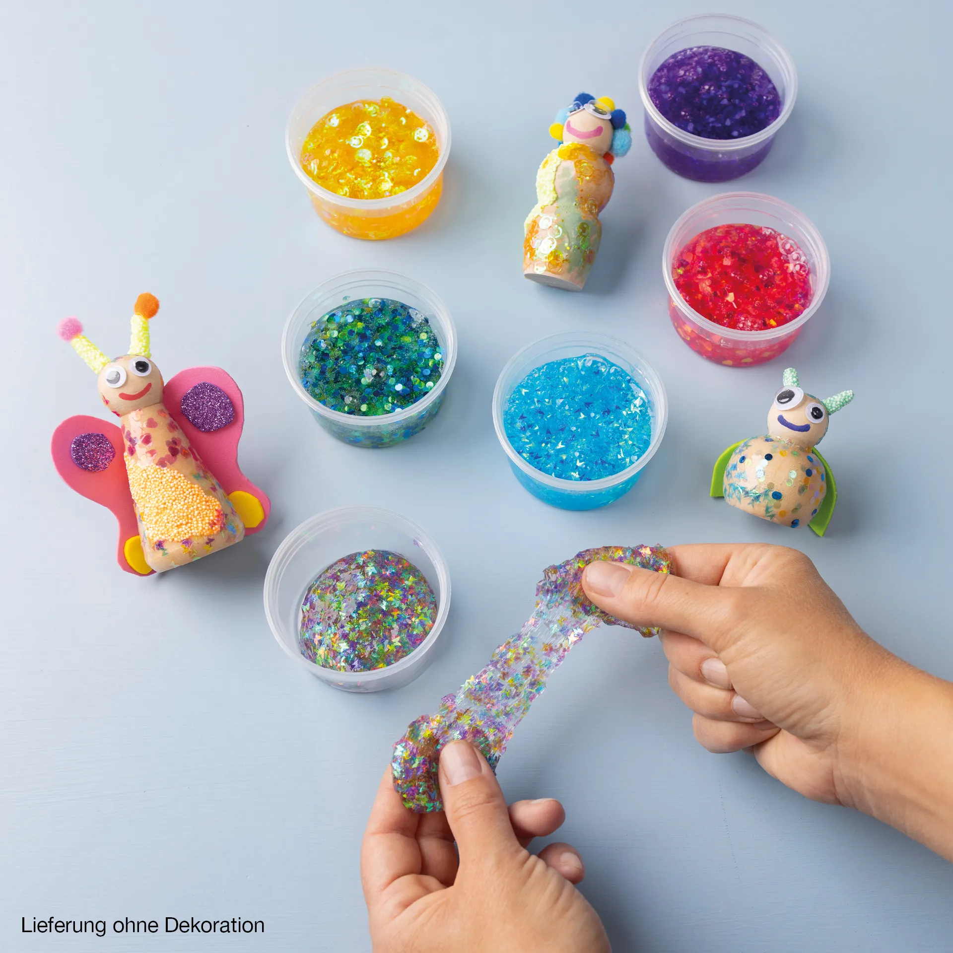 Sequin Clay boetseerklei, 3x60 g