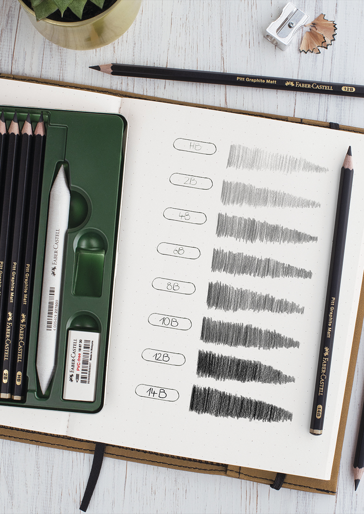 Set Faber-Castell "Pitt Graphite Matt", 6-tlg. Set Faber-Castell "Pitt Graphite Matt", 6-tlg.