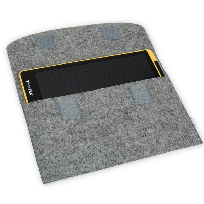 TimeTEX Tablet-Hülle aus Filz mit Einstecktasche, 30x20 cm