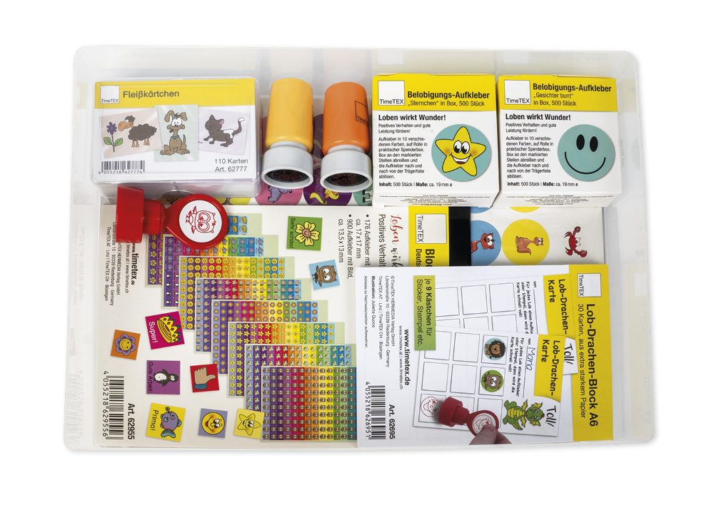 Belobigungs-Set "Motivieren mit System" 10-tlg., in Box Belobigungs-Set "Motivieren mit System" 10-tlg., in Box